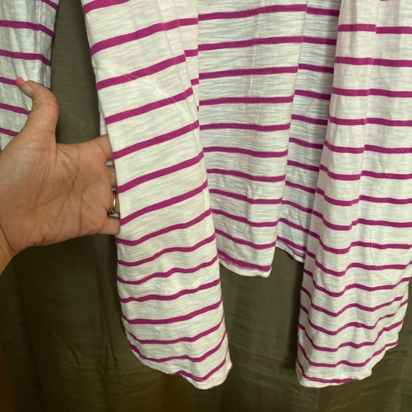Chico’s Striped Cardigan Size 0 - Picture 2 of 4